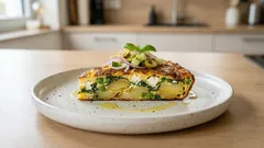 Kartoffel-Spinat-Frittata aus dem Ofen: schnell, herzhaft und wunderbar saftig