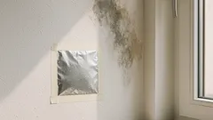 Feuchte Flecken an der Wand? Mit dem Alufolien-Test Leck oder Kondensation erkennen