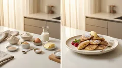 Poffertjes aus der Pfanne: fluffige Mini-Pfannkuchen mit Buchweizen und Hefe