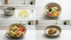 Klassische Krautwickel wie bei Oma – saftig geschmort mit einfacher Bratfond-Sauce