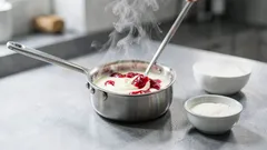 Blitz-dessert aus Milch und Marmelade: in 5 Minuten cremig wie Pudding