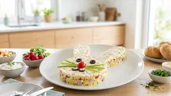 Kaninchen-Salat als Schichtsalat: das einfache Rezept für den Wow-Effekt am Osterbuffet