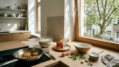 Zwiebelküchlein aus der Pfanne: knuspriges Rezept mit wenig Zutaten