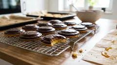 Jaffa-Cakes wie in den 90ern: einfaches Rezept mit Biskuit, Marmelade und Schokoglasur